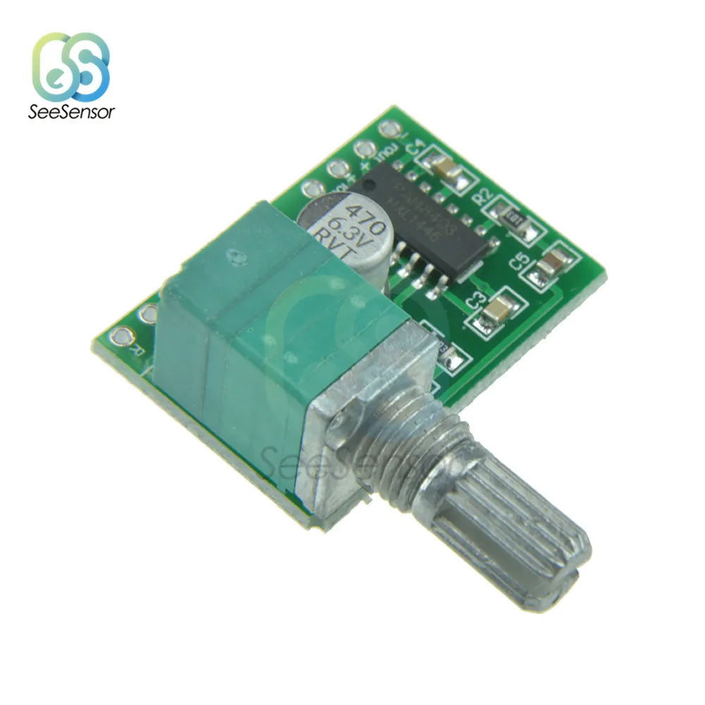 Плата цифрового усилителя звука Mini PAM8403 USB 2 канальный модуль DC 5 в 2x3 Вт плата