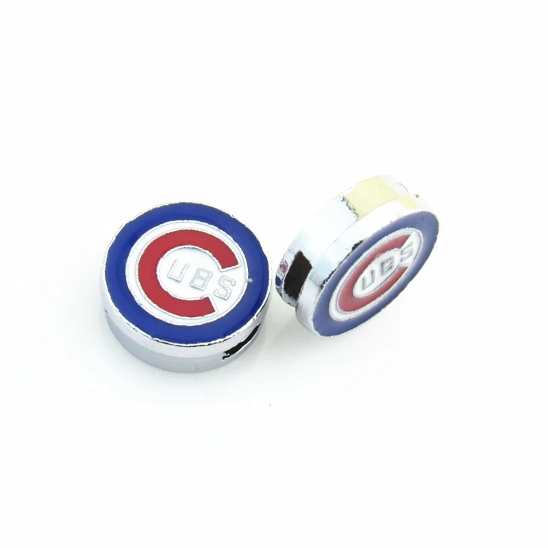 Бейсбол спортивные прелести Чикаго Кабс MLB Слайд Подвески DIY Аксессуары Fit 8 мм