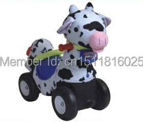 NEW! EU Standard Verisimilar Safe Kids Ride on Animal Toys With Soft Flannelette/Kids Plastic Rider On Cars Q-003