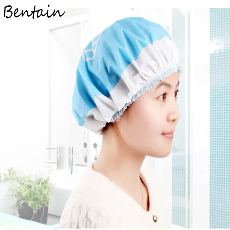 1 шт. шапочка для душа в мультяшном стиле с животными водонепроницаемая спа