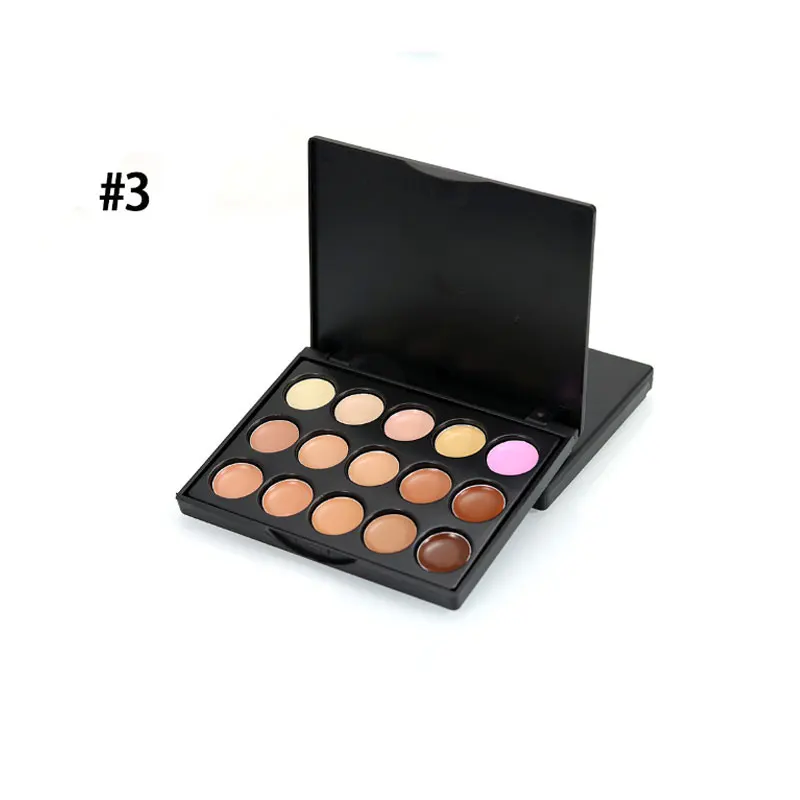 15 цветов 10*8 см корректор Палитра макияжа Cream Matte контуров пигмент Камуфляж лице