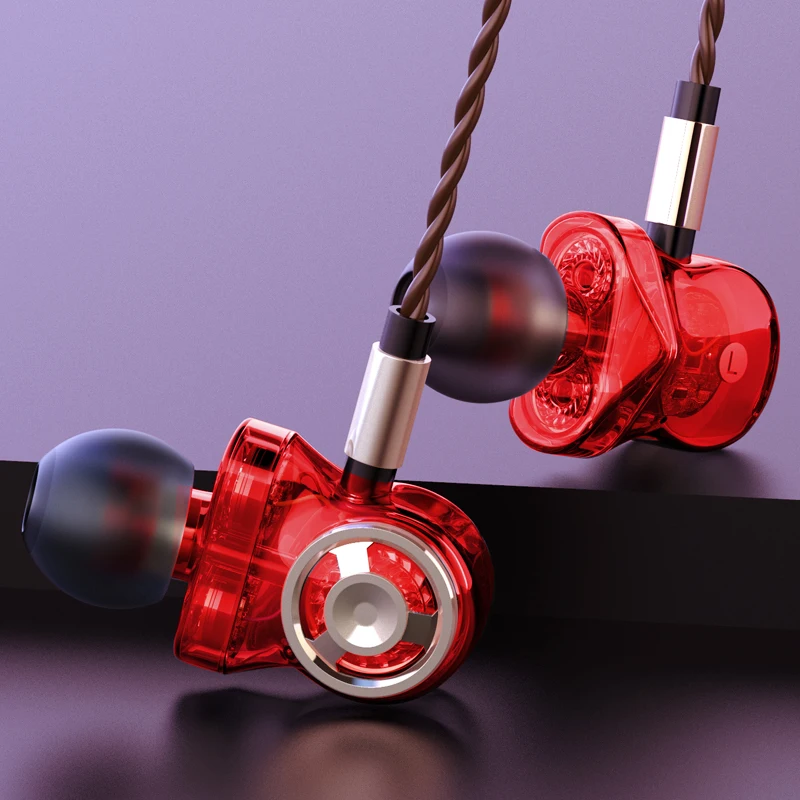 QKZ CK10 наушники 6 шт сбалансированная арматура BA драйверы auriculares In-Ear монитор
