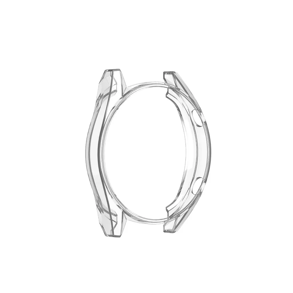 Ультратонкий защитный чехол для Huawei Watch GT Мягкий из ТПУ с силиконовой рамкой