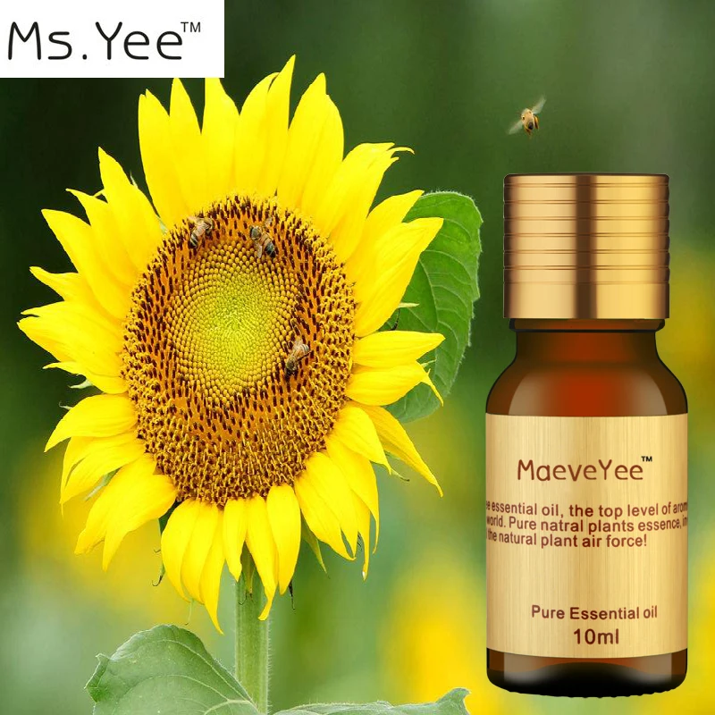 Pure Sunflower Seed Oil Cold Pressed for Efficacy Use on Hair Skin &amp Body Vitamin E Rich Great Essential Massage Base 100ML | Красота и