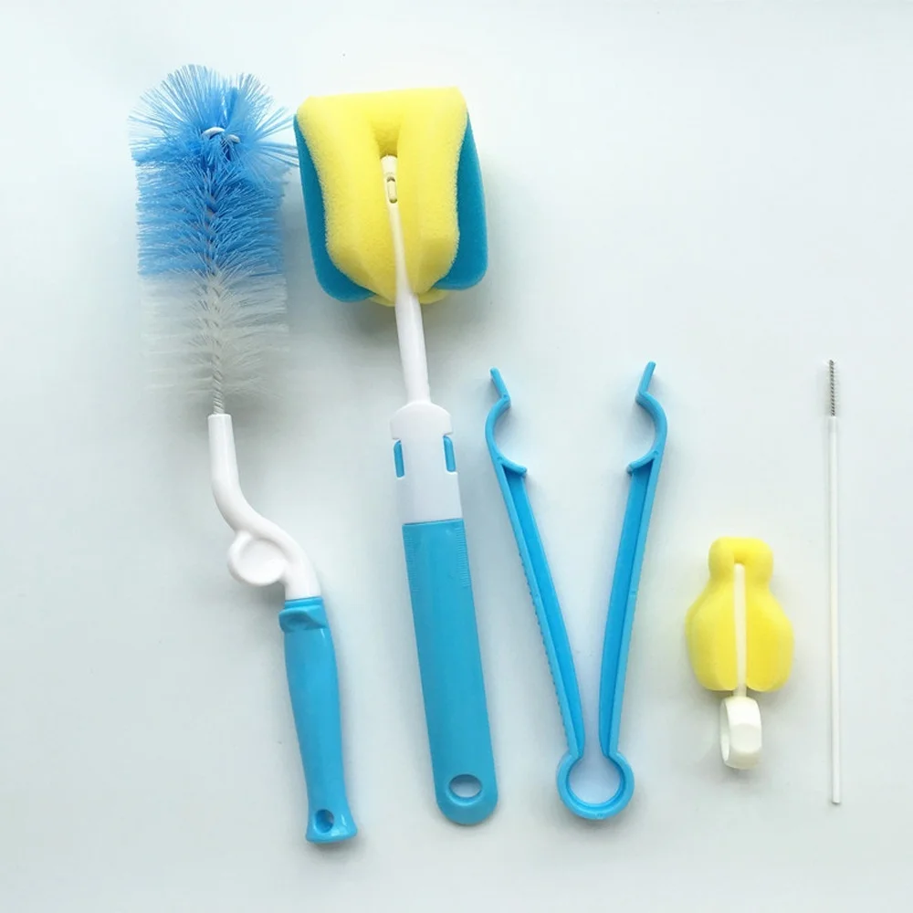 5 шт./компл. многофункциональная губка щетка для бутылки мытья домашний