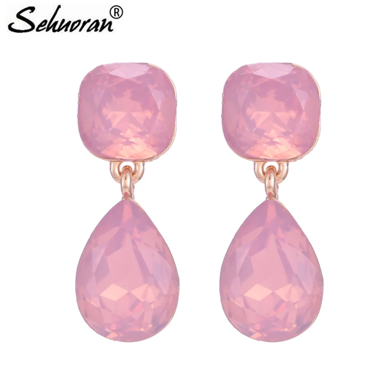 Sehuoran Oorbellen Aretes Boho Pendients Висячие серьги для женщин Свадебные богемные висячие