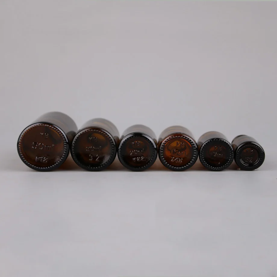Merx Beauty wholesales 16pcs 30ml/1 floz Shinny Brown Dropper Glass Amber Opaque Travel Bottle Perfume eye container | Красота и