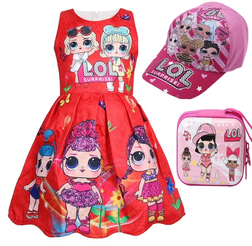 Kids Dress for Girls Sleeveless Birthday Party Unicorn Princess Toddler Girl Cosplay Clothes Baby Vestidos Clothing | Детская одежда и