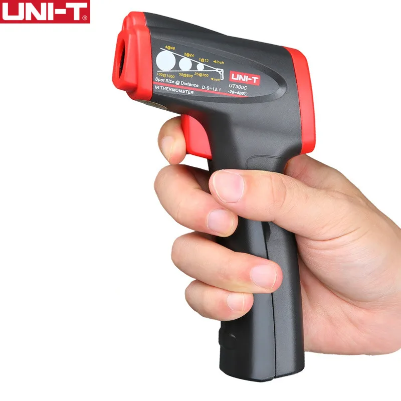 UNI-T UT300C инфракрасный термометр измеряет температуру с расстояния легко носить с собой Бесконтактный быстрый тест температуры