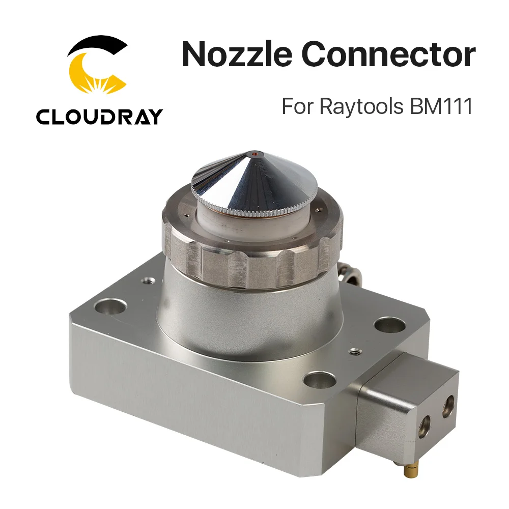 

Cloudray Nozzle Connector of Raytools Laser Head BM111 For Fiber Laser 1064nm Cutting Machine