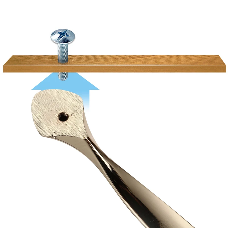 2 шт. золотые дверные ручки для ящика шкафа Кухонная ручка дверцы фурнитура