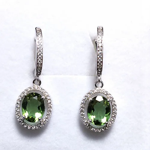 diaspore Bolaijewelry, серьги Дианы из зултанита, меняющие цвет, серебро 925 пробы, Женские Ювелирные изделия с драгоценным камнем, лучший подарок - Цвет камня: diaspore