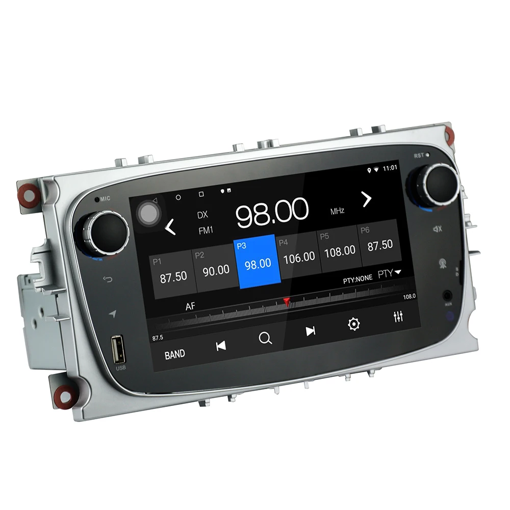 2G+ 3 2G Восьмиядерный автомобильный радиоприемник Android 8,1 для Ford Focus Mondeo Galaxy S-max 1024X600 gps Bluetooth SWC WiFi RDS FM AM Mirror Link