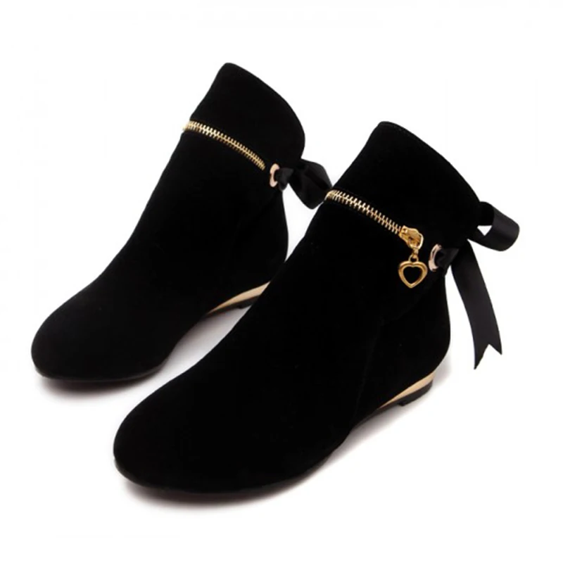 Лидер продаж модные женские новые стильные милые осенне-зимние ботинки замшевые