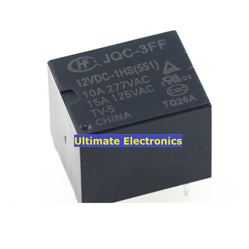 10PCS HF- JQC-3FF-5VDC-1HS JQC-3FF-9VDC-1HS JQC-3FF-12VDC-1HS JQC-3FF-24VDC-1HS 4FEET | Электронные компоненты и