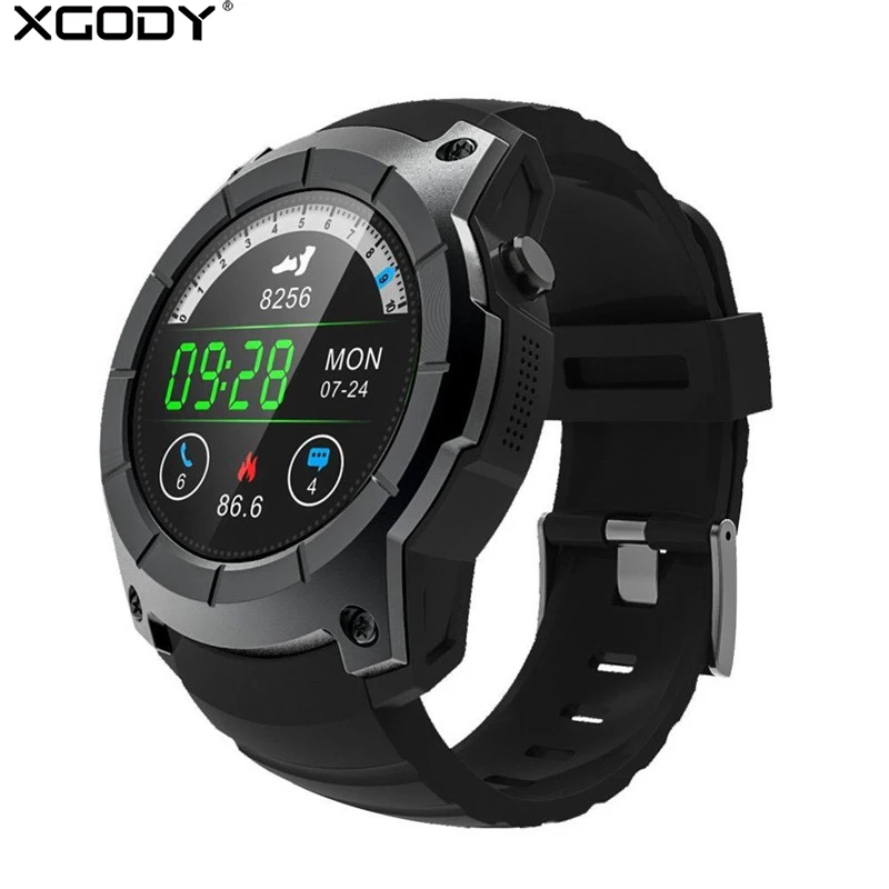 XGODY S958 Смарт часы с sim картой gps монитор сердечного ритма фитнес трекер Шагомер