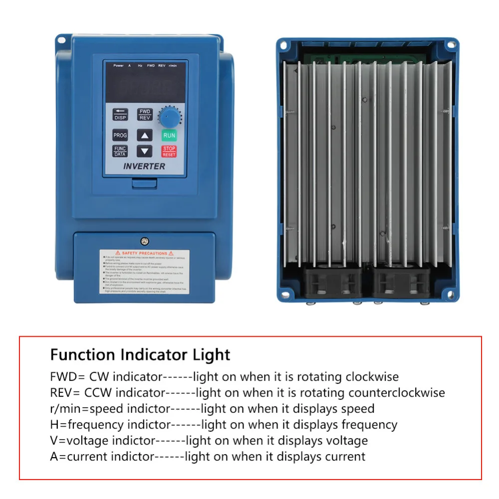 380V 4KW 3 фазный частотно регулируемым приводом Инвертор Мини VFD регулируемый