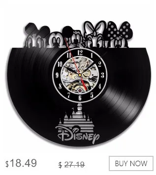 12inch vintage wall clock modern design CD Black Vinyl Record Clock Duvar Saati Horloge Murale slient kitchen watch Home Decor