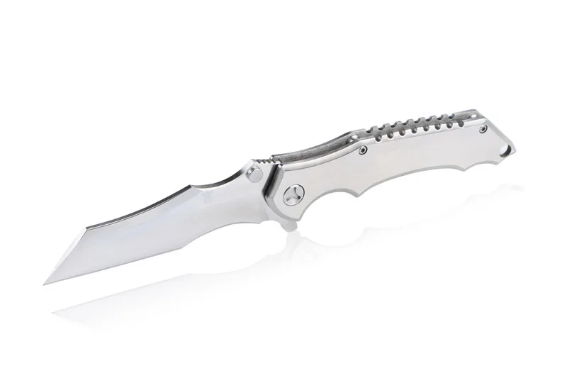 BUSSE M390 лезвие стальная ручка складной нож Открытый Отдых Охота фрукты нож EDC инструмент