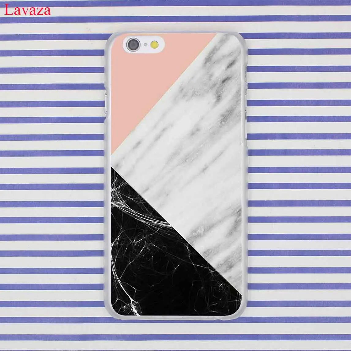 Жесткий чехол Lavaza с золотым мраморным коллажем для телефона iPhone XR X 11 Pro XS Max 8 7 6 6S 5