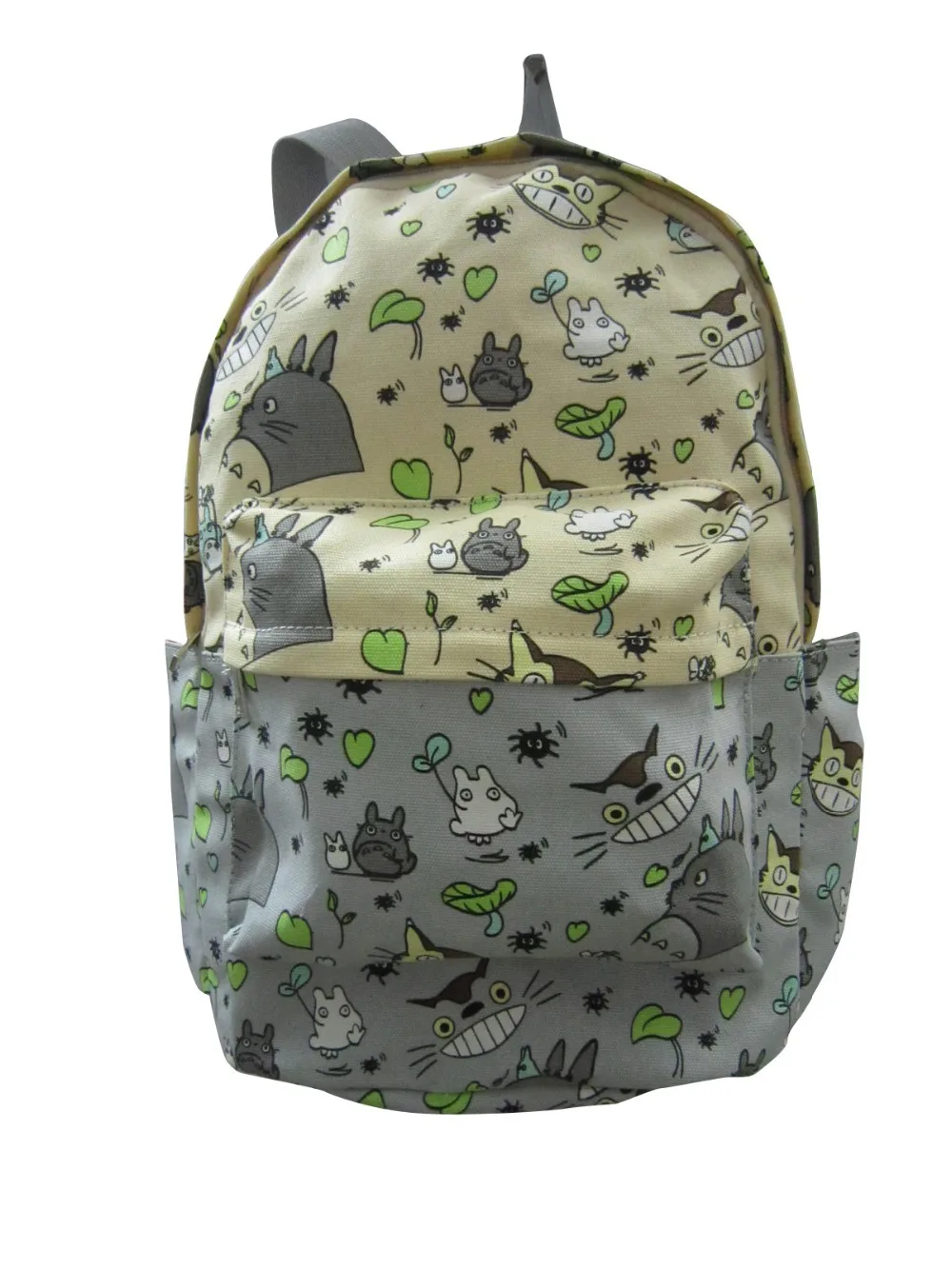372 # модный рюкзак аниме Мой сосед Тоторо 3 цвета Сумка с принтом повседневный