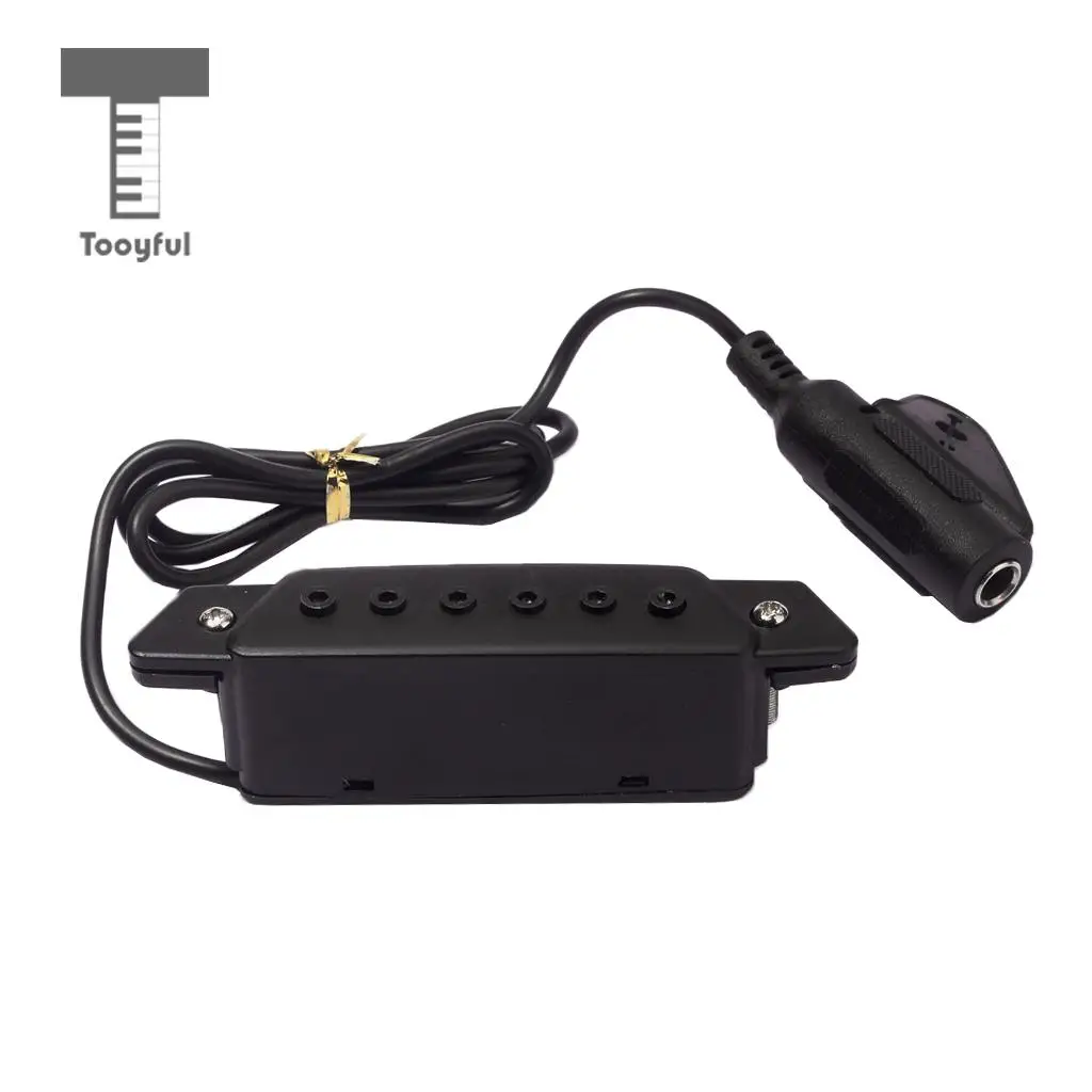 

Magnetic Soundhole Pickup for Acoustic Guitar with 6.35mm Output Endpin Jack