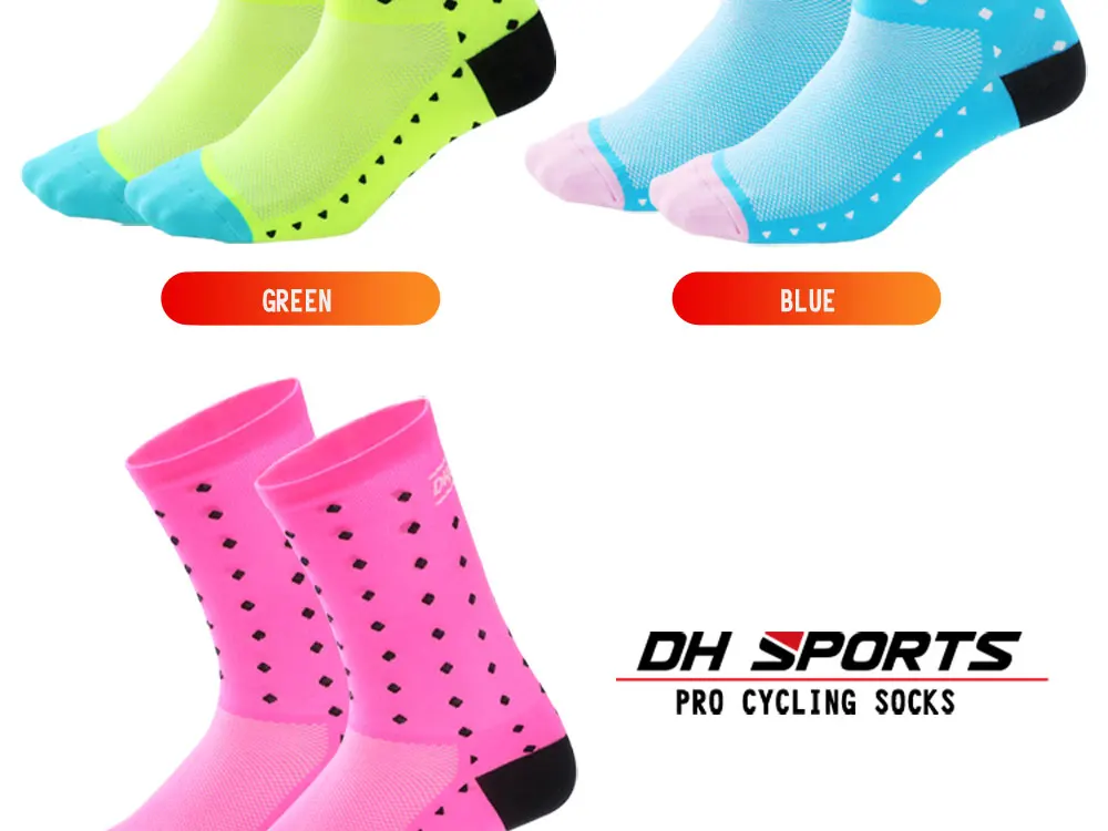 Dh спортивные женские спортивные Mtb велосипедные носки Guy Funky дорожный велосипед носки Crazy Good Dot горный велосипед лето