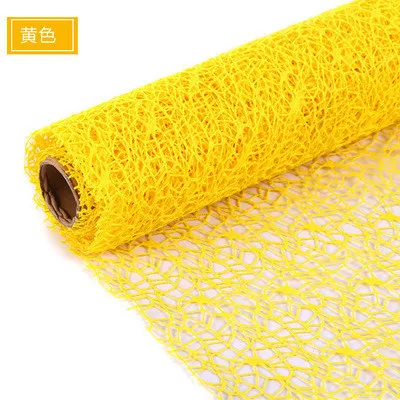 5yard* 50 см цветок рулон упаковочной бумаги DIY украшения оберточная бумага упаковка крепированная бумага s сетка ручной работы материалы жаккардовые цветы - Цвет: N012
