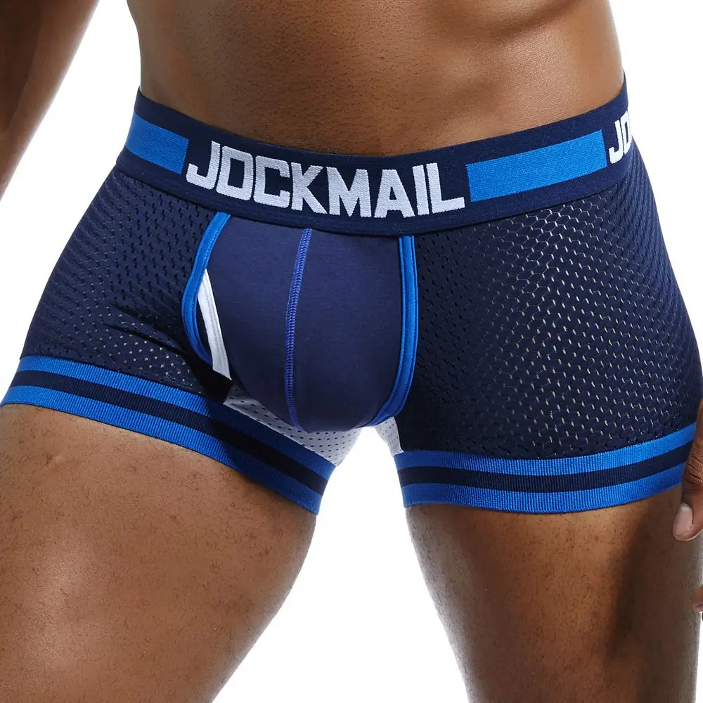 Брендовые мужские боксеры, соблазнительные мужские нижнее белье cueca, боксеры, мужские сетчатые шорты, Мужская одежда, боксеры, нейлоновые эластичные штаны для фитнеса