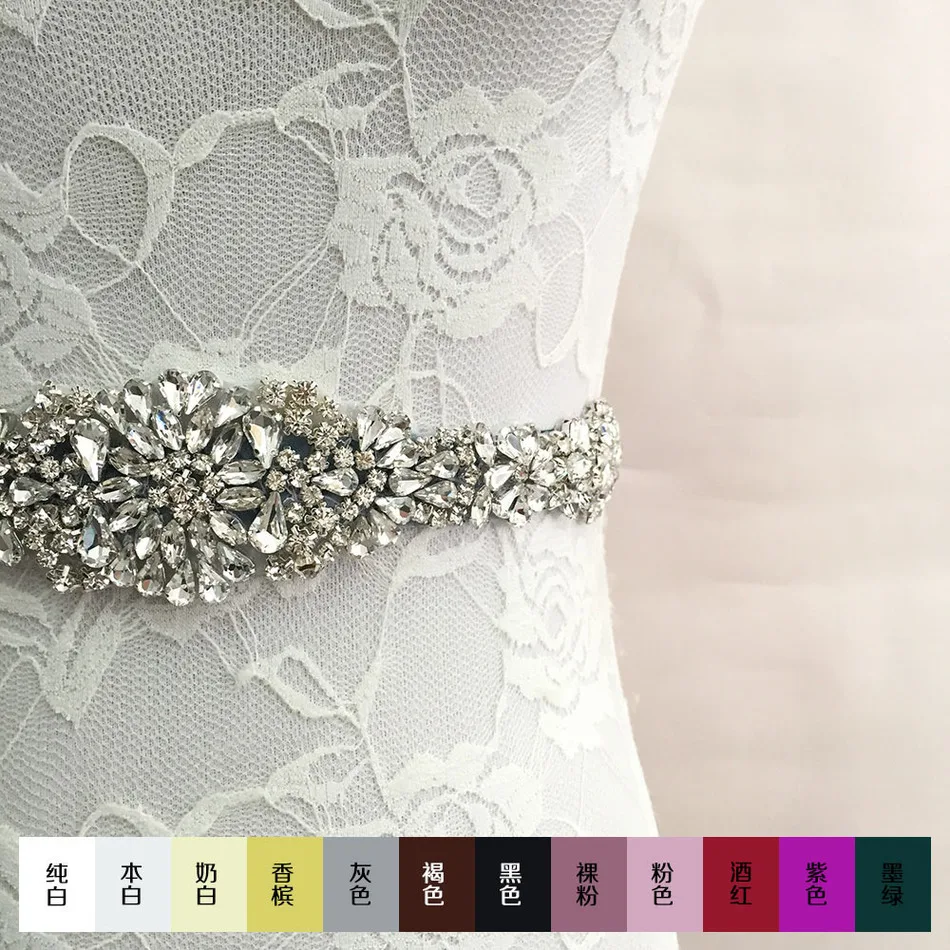 Роскошные Свадебные ремни со стразами пояс с уплотнением международная торговля