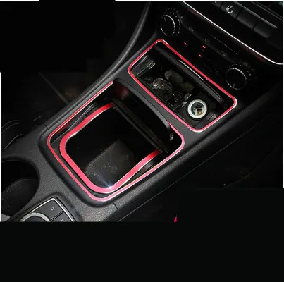 Аксессуары для Mercedes Benz GLA 260 CLA A200 W176 C117 W117 X156 коробка хранения зеркальная отделка