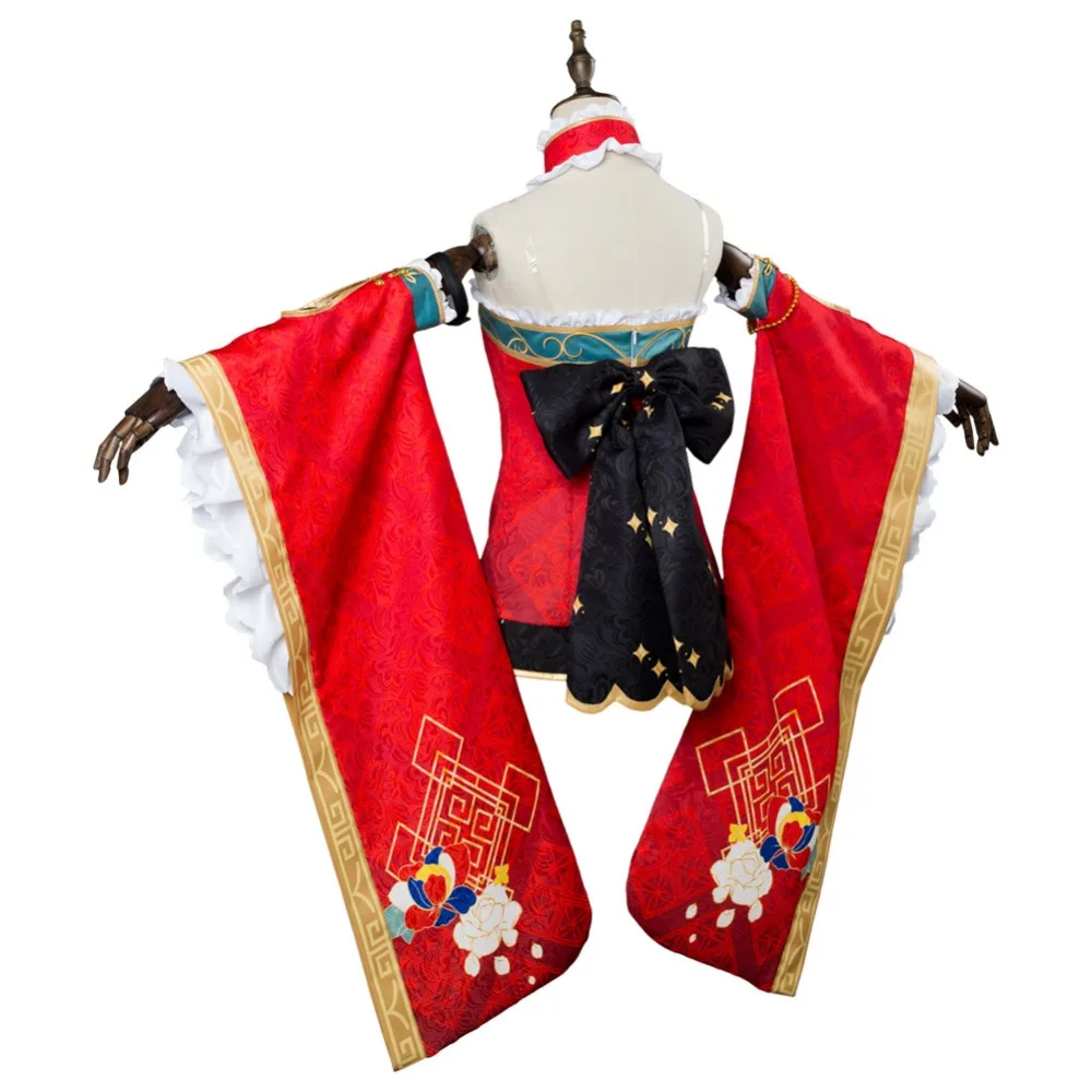 

LoveLive Cosplay Aqours Kurosawa Dia Cosplay Costume Awakening Dress Women Girls Cheongsam Cloak Halloween Carnival Costumes