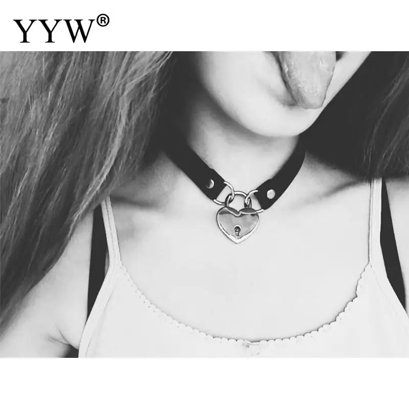 Женское бархатное ожерелье чокер с подвеской в виде сердца|Ожерелье-ошейник| |