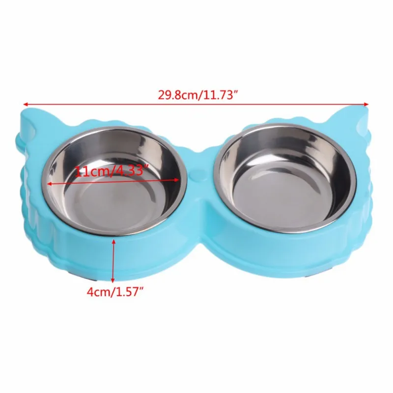 2018 новейшая миска для собак из нержавеющей стали толстая нескользящая двойная