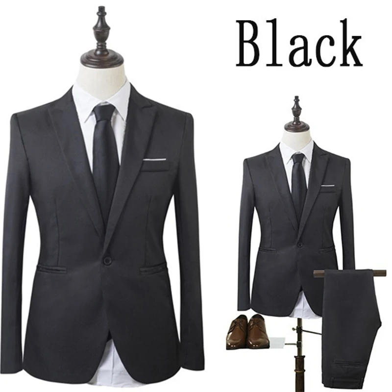 Zogaa высокое качество деловой костюм новые мужские деловые тонкие комплекты