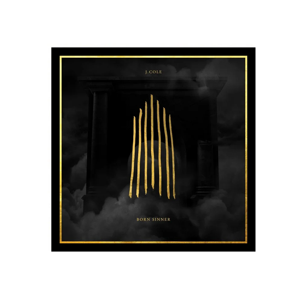 Художественный холст J Cole Born Sinner постер музыкальный альбом Постер настенные