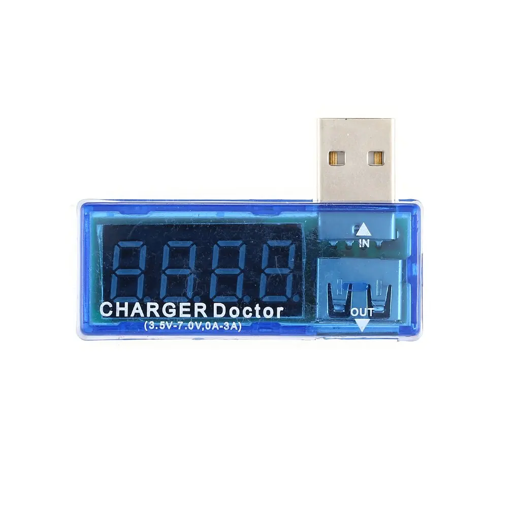 Цифровой USB зарядное устройство Доктор Ампер Вольтметр тестер напряжения тока
