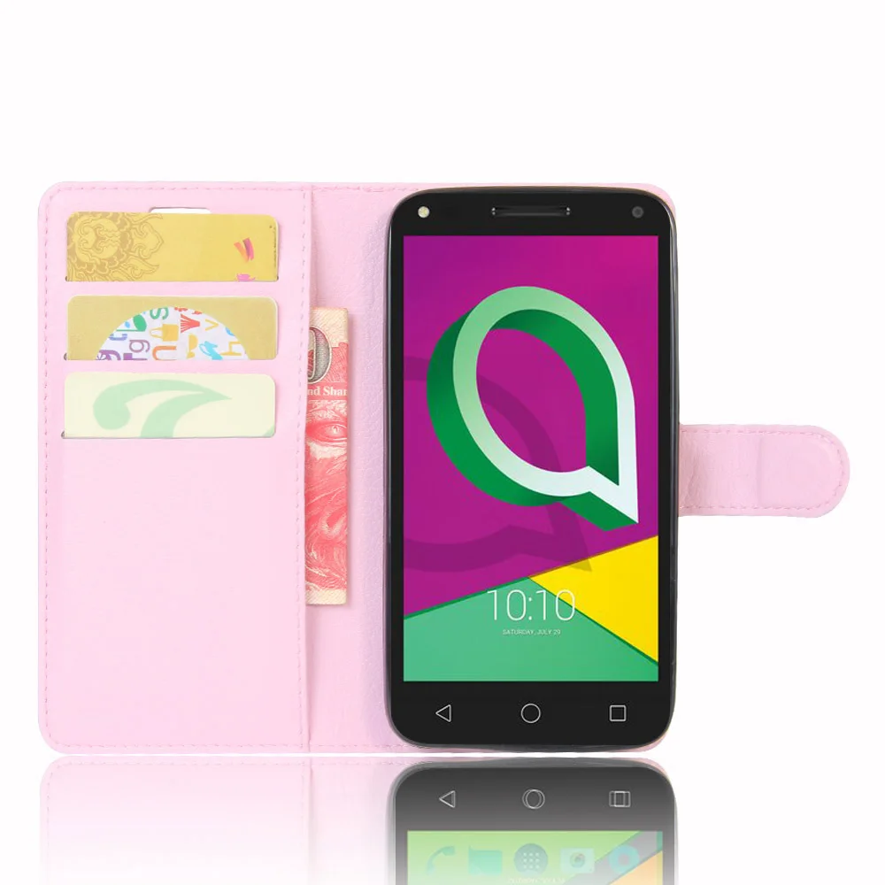 Для Alcatel Работает с любым оператором, U5, 3G, с функцией чехол Роскошный чехол-накладка из ПУ кожи чехол для Alcatel Работает с любым оператором, U5, 3G, с функцией U5 4047D 4047 чехол защитный чехол с откидной крышкой для телефона сумка