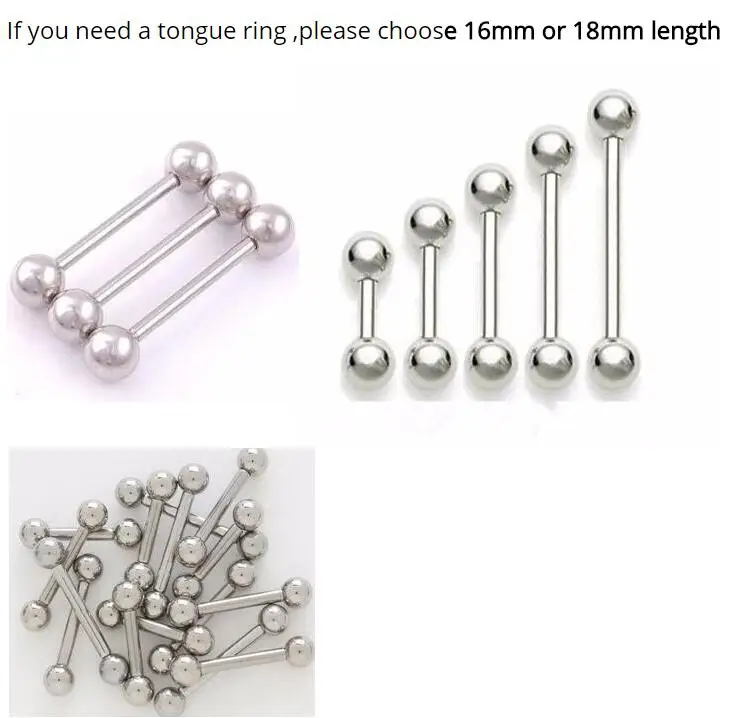 2 шт. кольцо для сосков из нержавеющей стали 14 г | Украшения и аксессуары