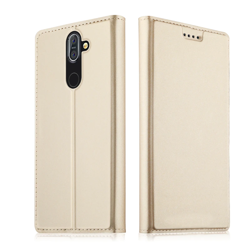 Высокое качество оригинальный кожи Pro серии Книга кожаный чехол для Nokia 8 Sirocco |