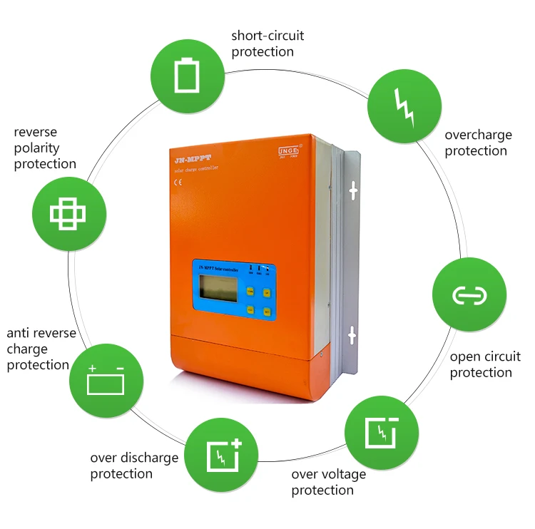 Контроллер заряда солнечной батареи JNGE Power Ture MPPT 30A ЖК-дисплей 12 в 24 48