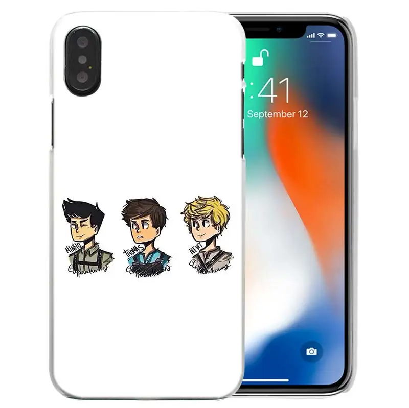 12 Чехол Maze Runner для iPhone XS Max XR X 10 7 8 6 6 S Plus 5s SE 5 4s 4 5C прозрачный жесткий пластик чехол для телефона оболочка пленка - Цвет: 12