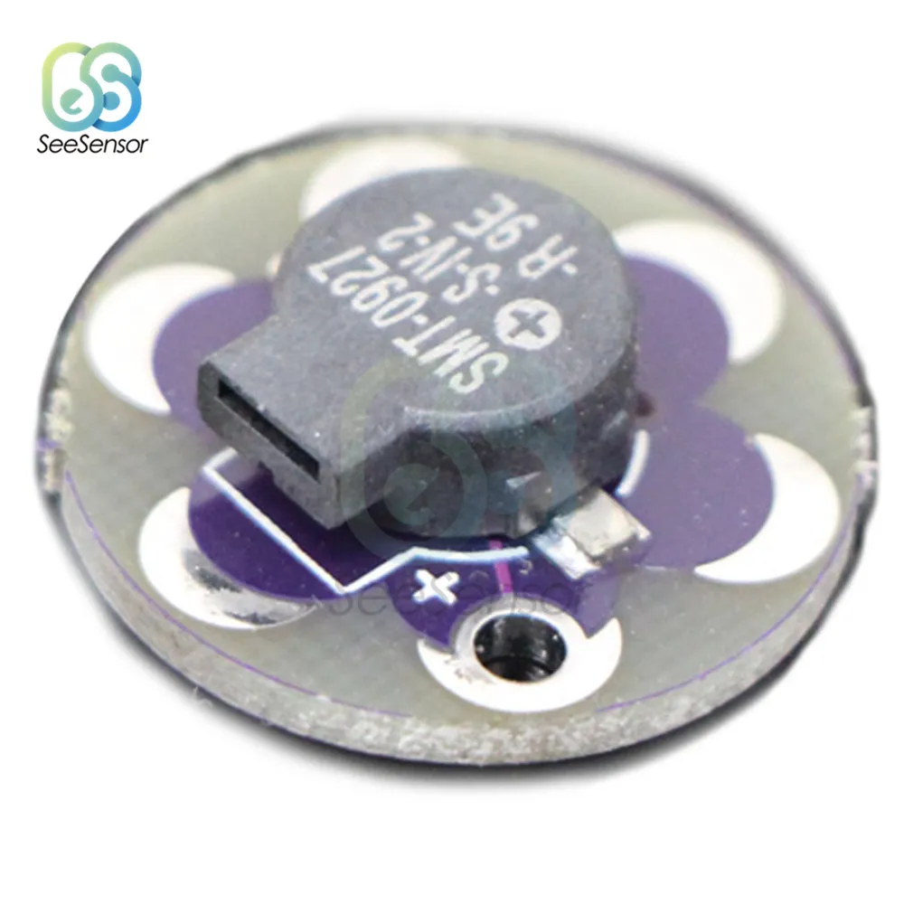Buzzer ATmega32U4 LilyPad для Arduino DIY наборы Micro USB ATtiny85 LilyTiny основная плата светодиодный зуммер WS2812 RGB CR2032 ADXL335 - Цвет: Buzzer