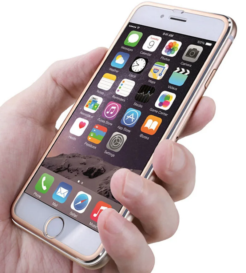 защитное стекло Стекло для IPhone 7 Красочные 3D полное покрытие Алюминий сплав