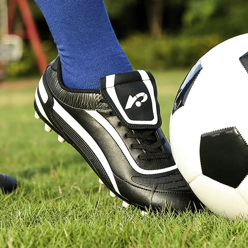 Мужская футбольная обувь Chuteira Futebol с длинными шипами, Спортивная уличная футбольная обувь для мужчин, водонепроницаемая Брендовая обувь, большой размер 45