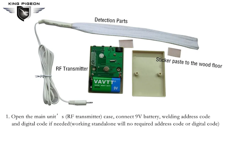 Бесплатная доставка Беспроводной детектор утечки воды датчик Датчик Затопления