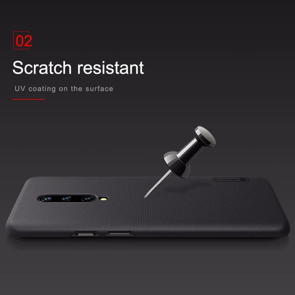Чехол для oneplus 7 T, чехол для oneplus 7 pro, NILLKIN, суперматовый чехол, матовая задняя крышка, чехол для oneplus 7 T, Подарочный держатель