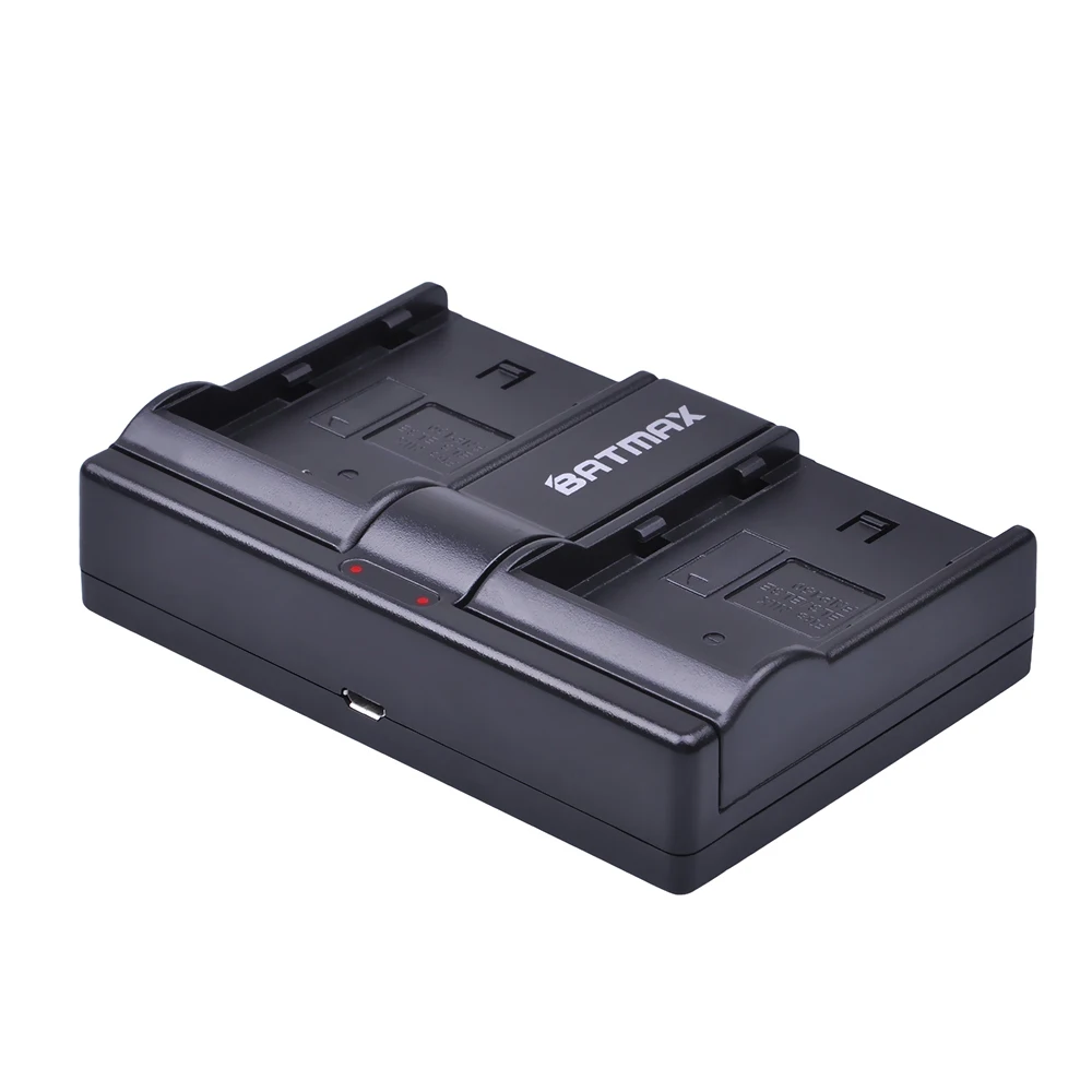 Аккумуляторы и зарядное устройство Batmax 2 шт. двойное USB для Nikon ENEL3e D300S D300 D100 D200 D700