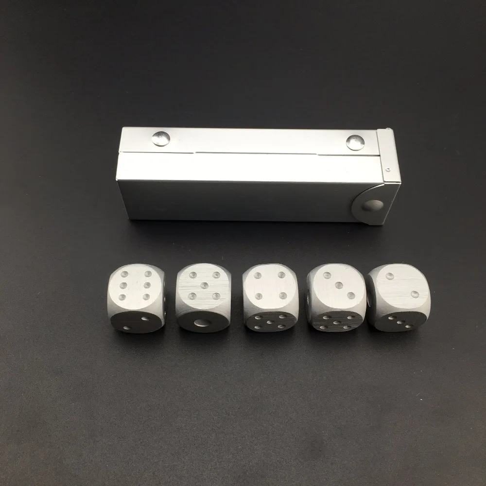 5 шт./компл. женственное серебряное покрытие твердые кости для домино игровая
