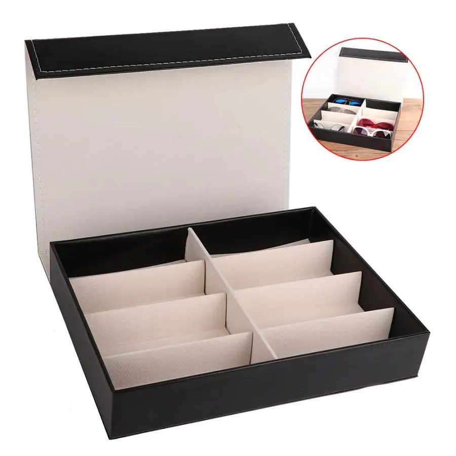 Ящик для хранения очков Delicate 8 сеток органайзер солнцезащитных витрины футляры